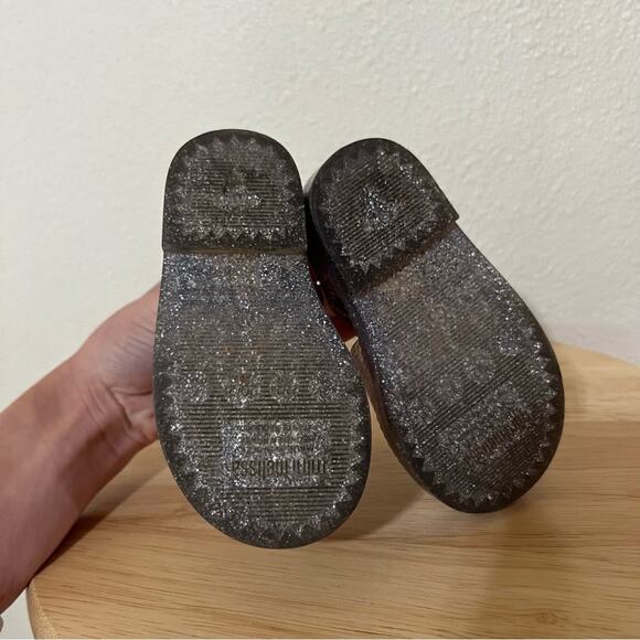 Mini Melissa Aranha silver glitter fisherman sandal toddler 7 - Picture 9 of 11